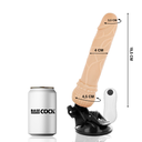 BASECOCK - VIBRADOR DE CONTROLE REMOTO NATURAL REALISTA 19,5 CM