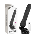 BASECOCK - VIBRADOR DE CONTROLE REMOTO REALISTA PRETO 19,5 CM