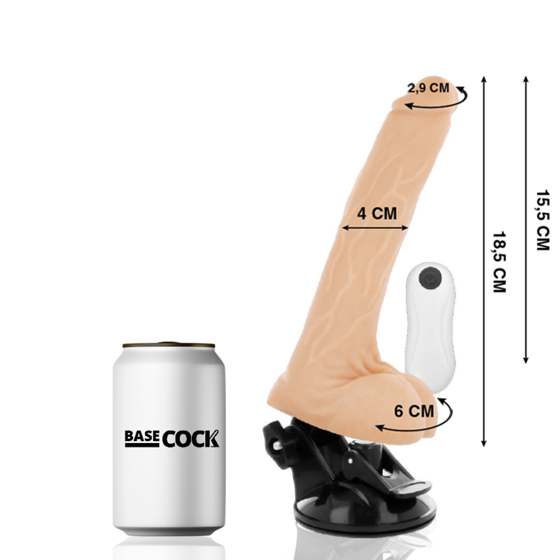 CARNE DE CONTROLE REMOTO DOBRÁVEL REALISTA BASECOCK 18,5 CM