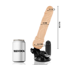 BASECOCK - VIBRADOR DE CONTROLE REMOTO NATURAL REALISTA BASECOCK 19,5 CM