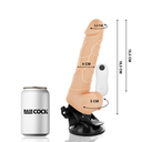 BASECOCK - VIBRADOR DE CONTROLE REMOTO NATURAL REALISTA 18,5 CM