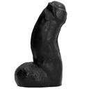 ALL BLACK - DONG REALISTA PRETO 17 CM
