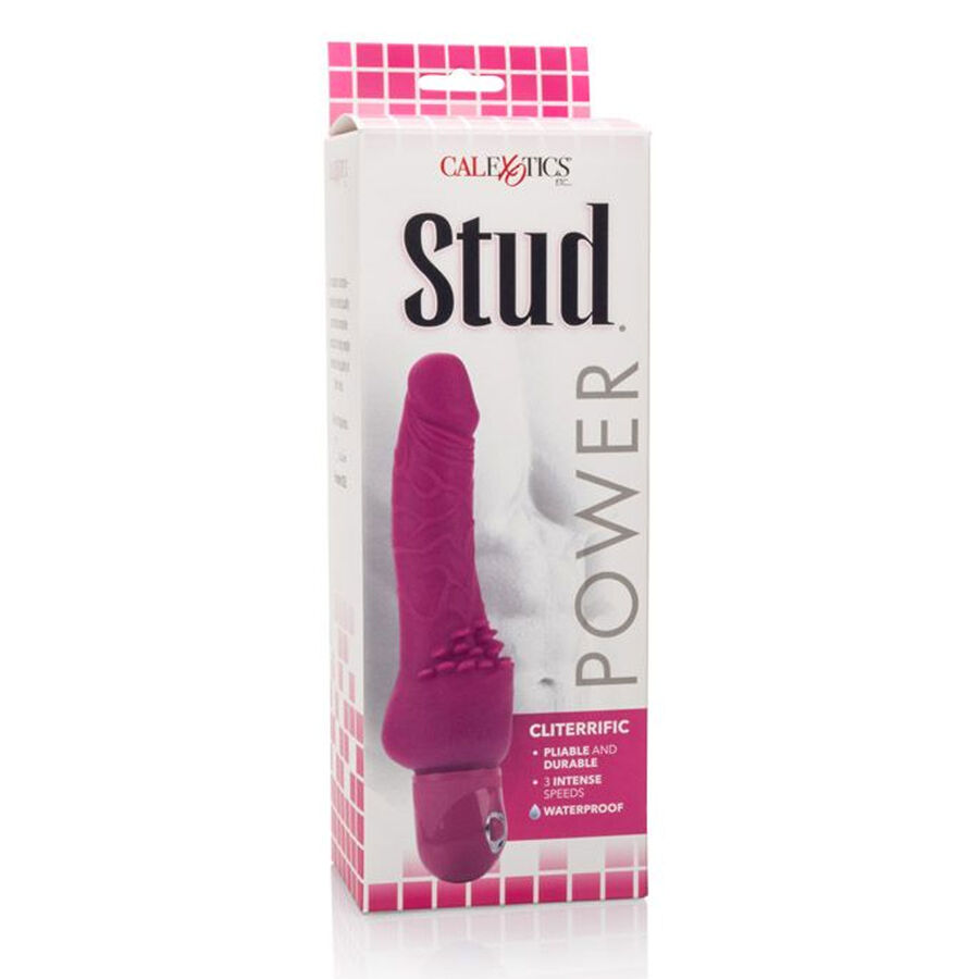 CALIFORNIA EXOTICS - VIBRADOR POWER STUD CLITERRIFIC ROSA
