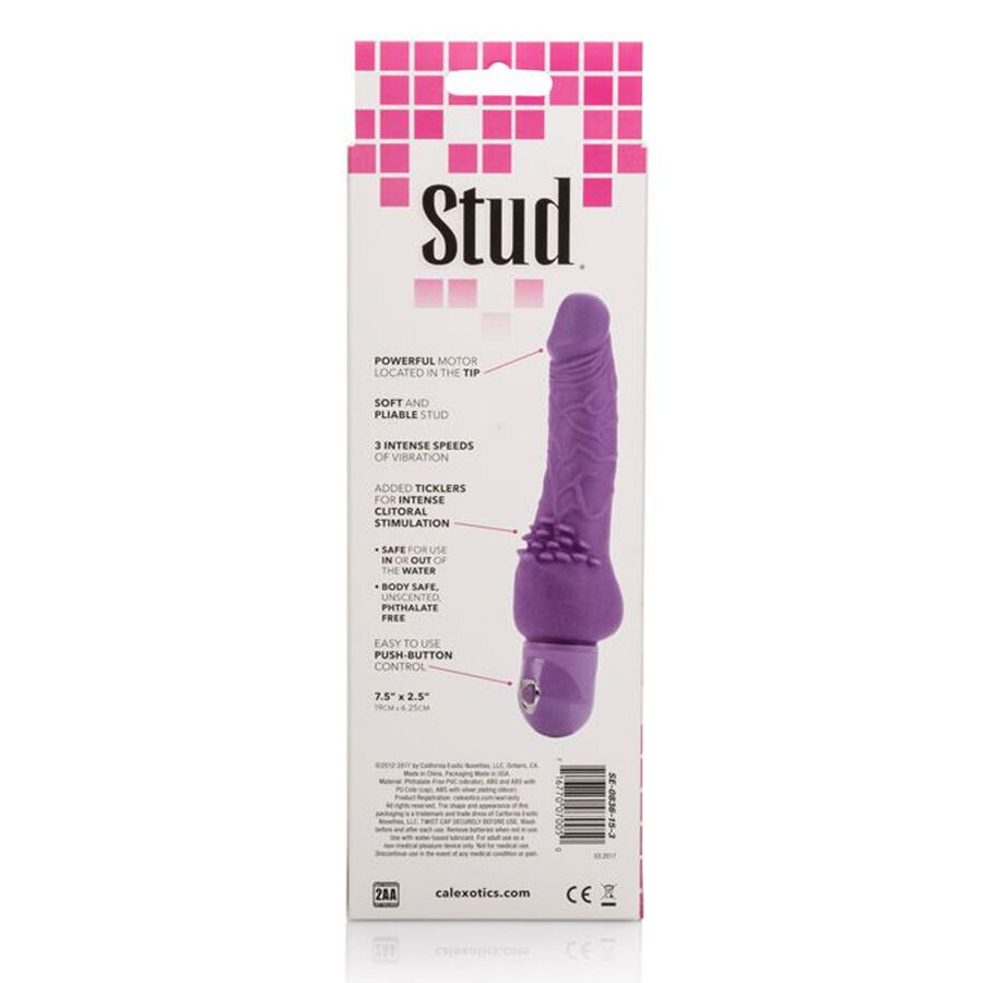 CALIFORNIA EXOTICS - VIBRADOR ROXO CLITERRÍFICO POWER STUD