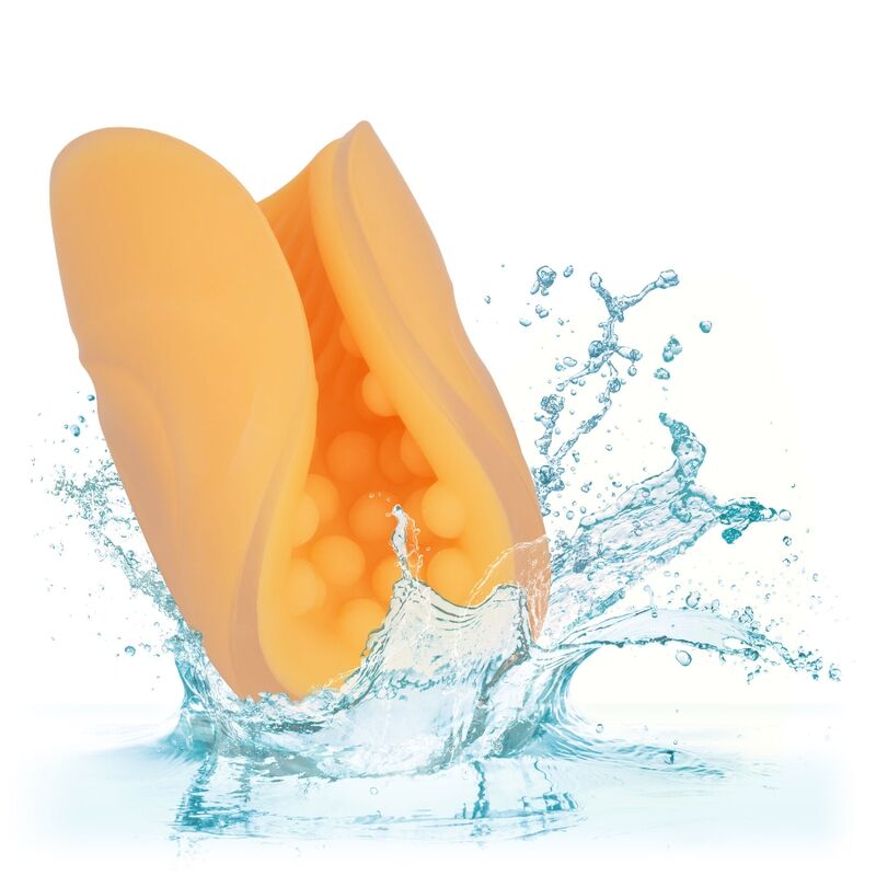 CALIFORNIA EXOTICS - MASTURBADOR BEADED GRIP LARANJA