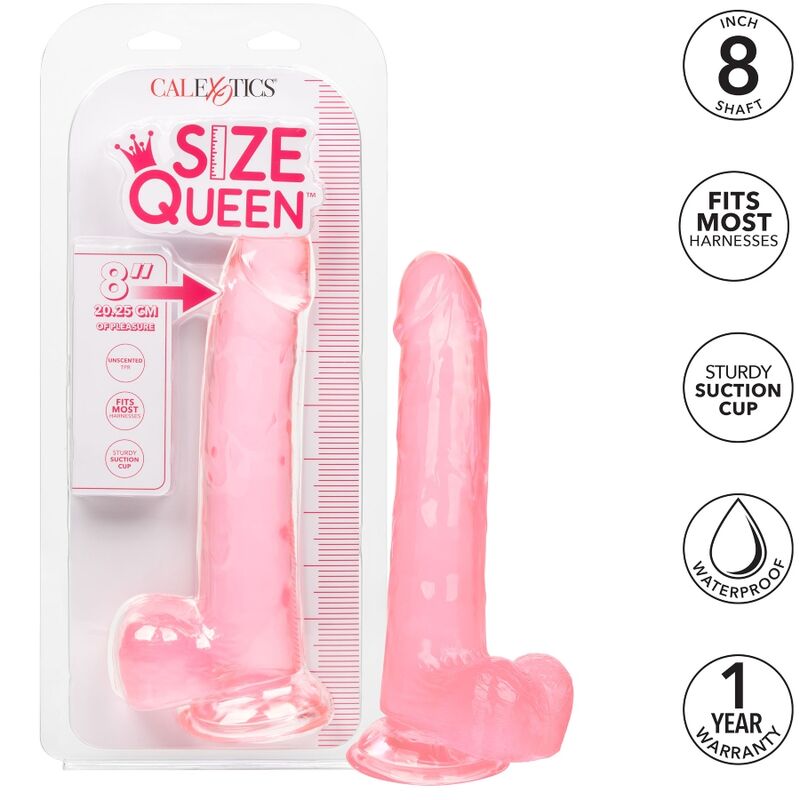CALIFORNIA EXOTICS - DILDO QUEEN TAMANHO ROSA 20.3 CM