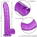 CALIFORNIA EXOTICS - DILDO QUEEN TAMANHO ROXO 25.5 CM