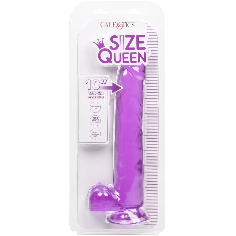CALIFORNIA EXOTICS - DILDO QUEEN TAMANHO ROXO 25.5 CM