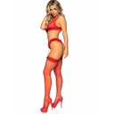 LEG AVENUE - CONJUNTO DE TRÃŠS PEAS TAMANHO ÃšNICO - VERMELHO
