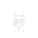 OBSESSIVE - AMOR BLANCO CORSET TANGA S/M