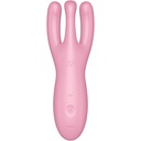 SATISFYER - APP VIBRADOR THREESOME 4 ROSA