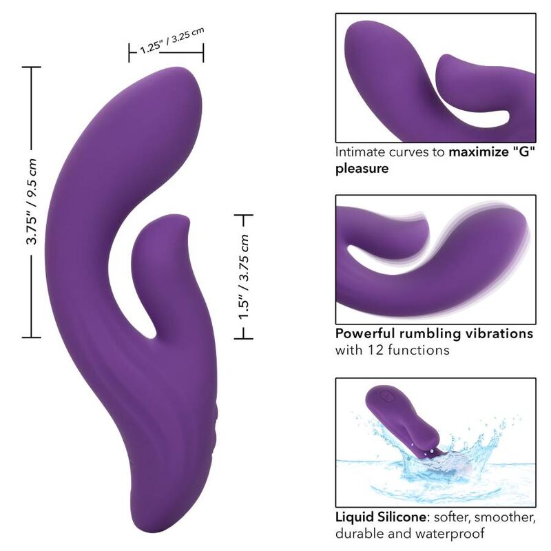 CALIFORNIA EXOTICS - STELLA DUAL PLEASER VIOLETA