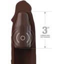 FANTASY X- TENSIONS - MANGA PIPEDREAMS 9 IN + 3 IN PLUG REMOTE BROWN
