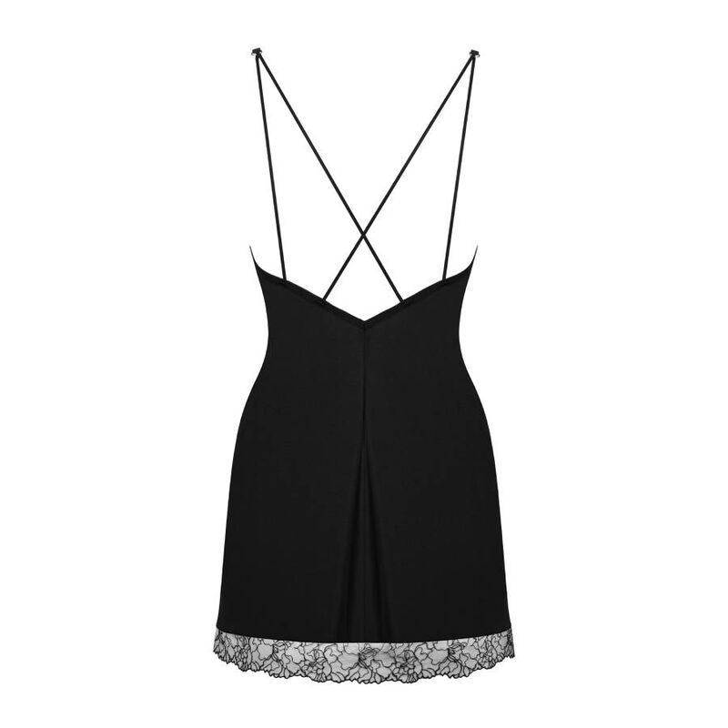 OBSESSIVE - BELLA ROU CHEMISE & TANGA XL/XXL