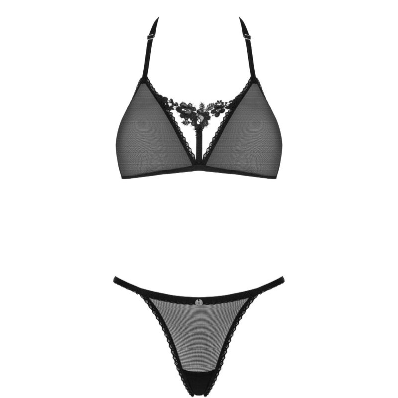 OBSESSIVE - CONJUNTO CELIA NOIR 2 PEAS XL/XXL