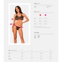 OBSESSIVE - CONJUNTO CELIA NOIR 2 PEAS XL/XXL