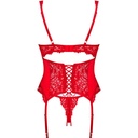 OBSESSIVE - CORSET AMOR CHERRIS E TANGA L/XL