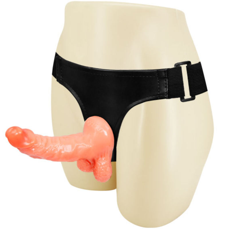 BAILE - ARNÃŠS COM PÃŠNIS REALISTA E CALA AJUSTVEL ULTRA APAIXONADA 15.5 CM