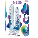 ALIVE - IMPERIUM DUPLO PÉNIS REALISTA TRANSPARENTE 12/14 CM