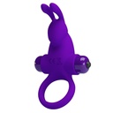 PRETTY LOVE - ANEL VIBRADOR I COELHO PARA PÊNIS ROXO