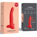 FUN FACTORY - LIMBA DILDO FLEXÍVEL VERMELHO TAMANHO M