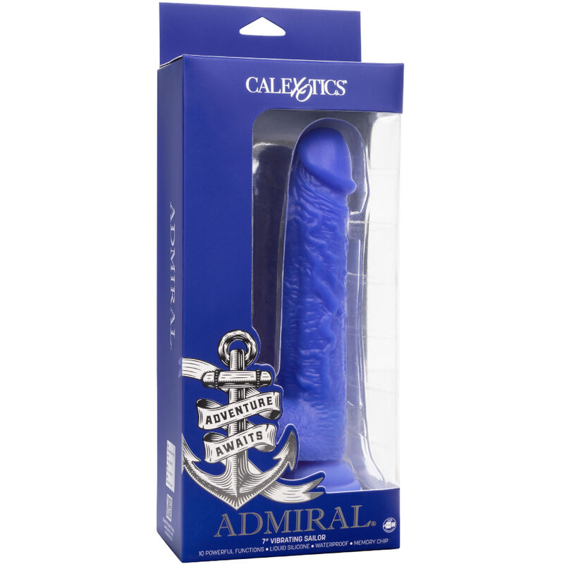 ADMIRAL - SAILOR REALISTIC DILDO VIBRADOR AZUL