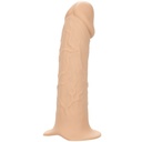 CALIFORNIA EXOTICS - EXTENSO PERFORMANCE MAXX LIFE-LIKE COM ARNÊS PELE LEVE