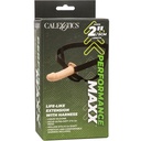 CALIFORNIA EXOTICS - EXTENSO PERFORMANCE MAXX LIFE-LIKE COM ARNÊS PELE LEVE