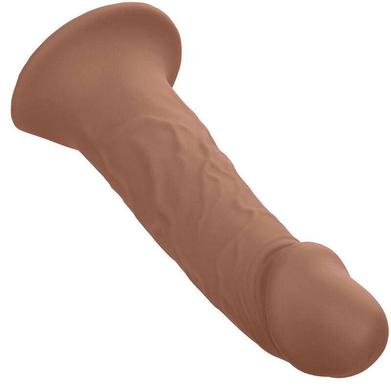 CALIFORNIA EXOTICS - PERFORMANCE MAXX LIFE-LIKE EXTENSION COM ARNÊS PELE MARROM