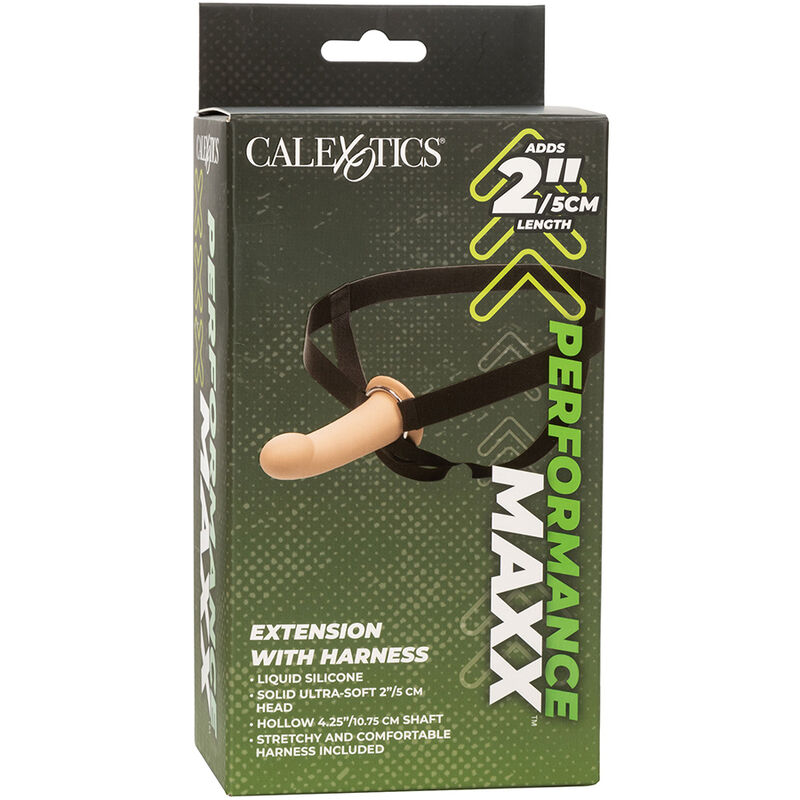 CALIFORNIA EXOTICS - EXTENSO PERFORMANCE MAXX COM ARNÊS PELE LEVE