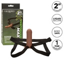 CALIFORNIA EXOTICS - EXTENSO PERFORMANCE MAXX COM ARNÊS PELE MARROM