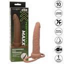 CALIFORNIA EXOTICS - PERFORMANCE MAXX RECARREGVEL DUPLO PENETRADOR PELE MARROM