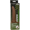 CALIFORNIA EXOTICS - PERFORMANCE MAXX RECARREGVEL DUPLO PENETRADOR PELE MARROM