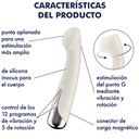 SATISFYER - SPINNING G-SPORT 1 VIBRADOR ROTATOR BEGE