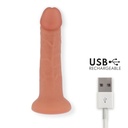 ONINDER - GRANDE VIBRADOR BOGOTÃ DILDO 9 VELOCIDADES NATURAL 22 CM -O- 4,5 CM - APLICATIVO GRATUITO
