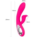 ARMONY - VIBRADOR DARO E ESTIMULADOR DE ANEL DE PUXAO FÃCSIA