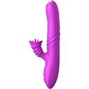 ARMONY - ANGELIA VIBRADOR MULTIFUNO LÃNGUA DUPLA EFEITO DE CALOR VIOLETA