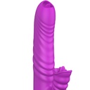ARMONY - ANGELIA VIBRADOR MULTIFUNO LÃNGUA DUPLA EFEITO DE CALOR VIOLETA