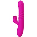 ARMONY - VIBRADOR FANNY MULTIFUNÃÃO LÃNGUA DUPLA EFEITO CALOR ROSA