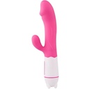 ARMONY - VIBRADOR FELIZ E ESTIMULADOR FÃCSIA RECARREGVEL