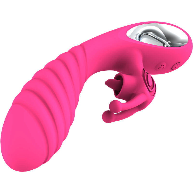 ARMONY - VIBRADOR VICKY COELHO COM LÃNGUA FÃCSIA