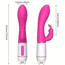 ARMONY - HAPPY VIBRADOR E ESTIMULADOR DE COELHO FÃCSIA