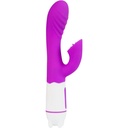 ARMONY - VIBRADOR E ESTIMULADOR HAPPY COM LÃNGUA RECARREGÃVEL ROXO