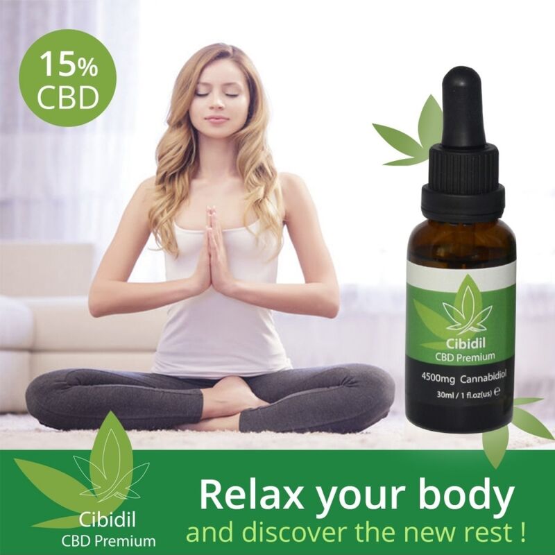 500 COSMETICS - CIBIDIL ÃLEO RELAXANTE CBD 15% 30 ML