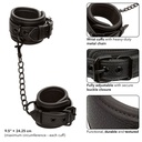 CALEXOTICS - NOCTURNAL PULSEIRAS DE COURO AJUSTÃVEIS PRETAS
