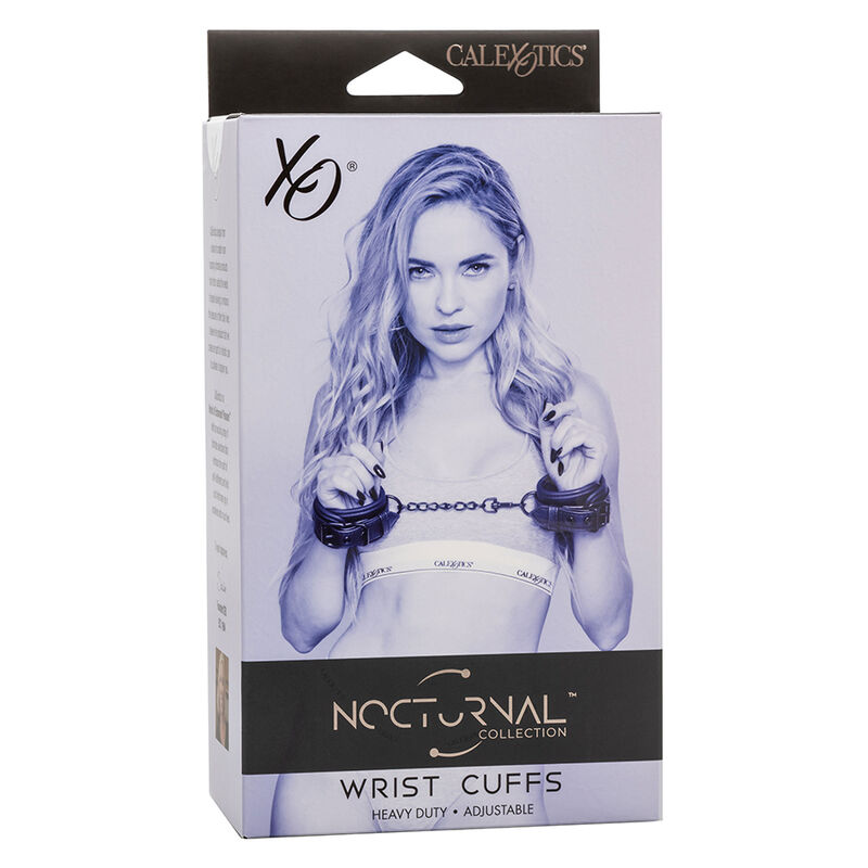 CALEXOTICS - NOCTURNAL PULSEIRAS DE COURO AJUSTÃVEIS PRETAS