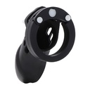 HIDDEN DESIRE - EXTREME GAIOLA DE PÃNIS DE CASTIDADE SILICONE TAMANHO L PRETO