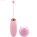 ARMONY - KITTY FUN EGG VIBRADOR CONTROLE REMOTO 10 VIBRAÃÃES ROSA