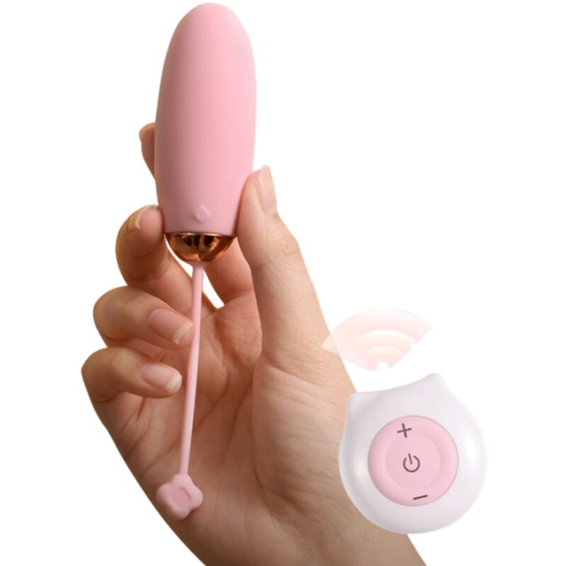 ARMONY - KITTY FUN EGG VIBRADOR CONTROLE REMOTO 10 VIBRAÃÃES ROSA