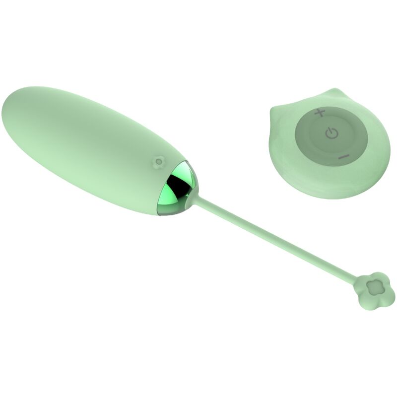 ARMONY - KITTY FUN EGG VIBRADOR CONTROLE REMOTO 10 VIBRAÃÃES VERDE